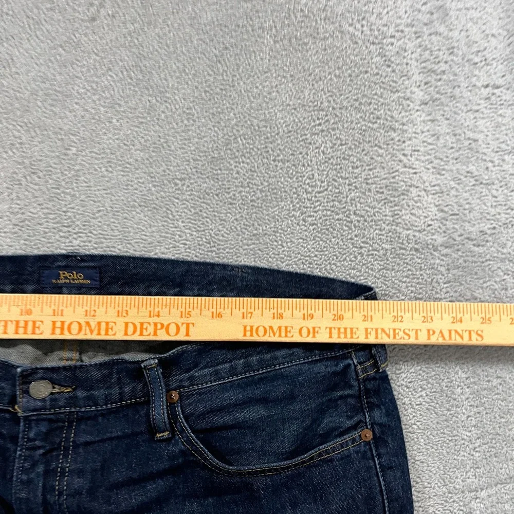 Polo Ralph Lauren Jean Men 40x30 (fits 42x30) Denim Varick Slim Straight Western